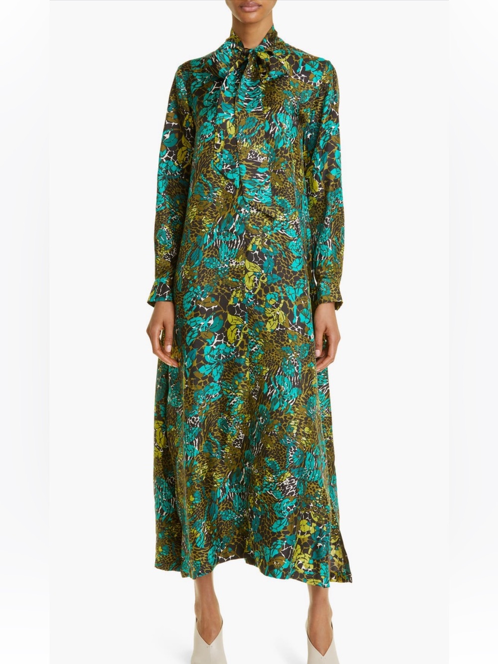 Max Mara Calate Silk Shift Dress 2